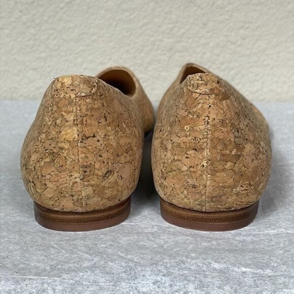 New Corso Como Jullia Natural Tan Cork Ballet Flat Balletcore Sz 11 - Picture 8 of 13
